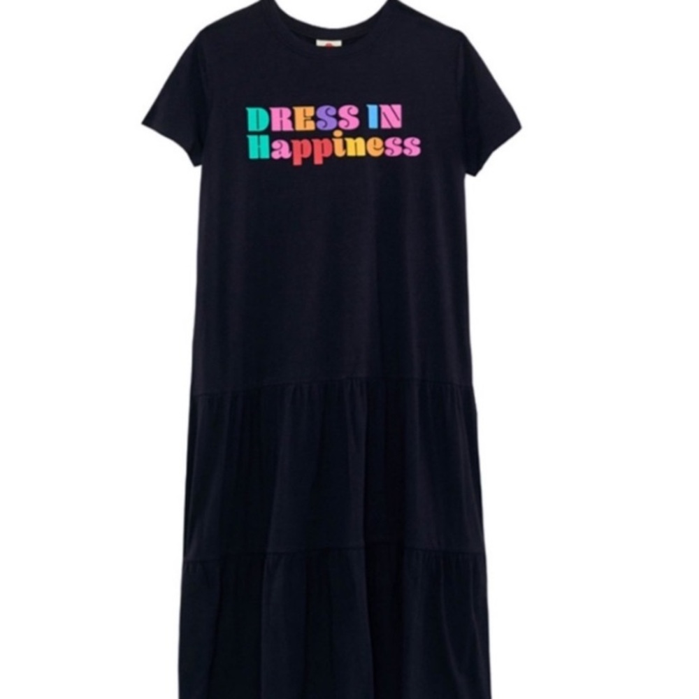 Farm Rio Colorful Graphic tshirt Midi Dress - Picture 4 of 5
